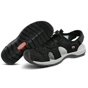Dannto Women's Closed-Toe Mesh Outdoor Casual Sports Sandals Water Shoes Sz. 6.5
